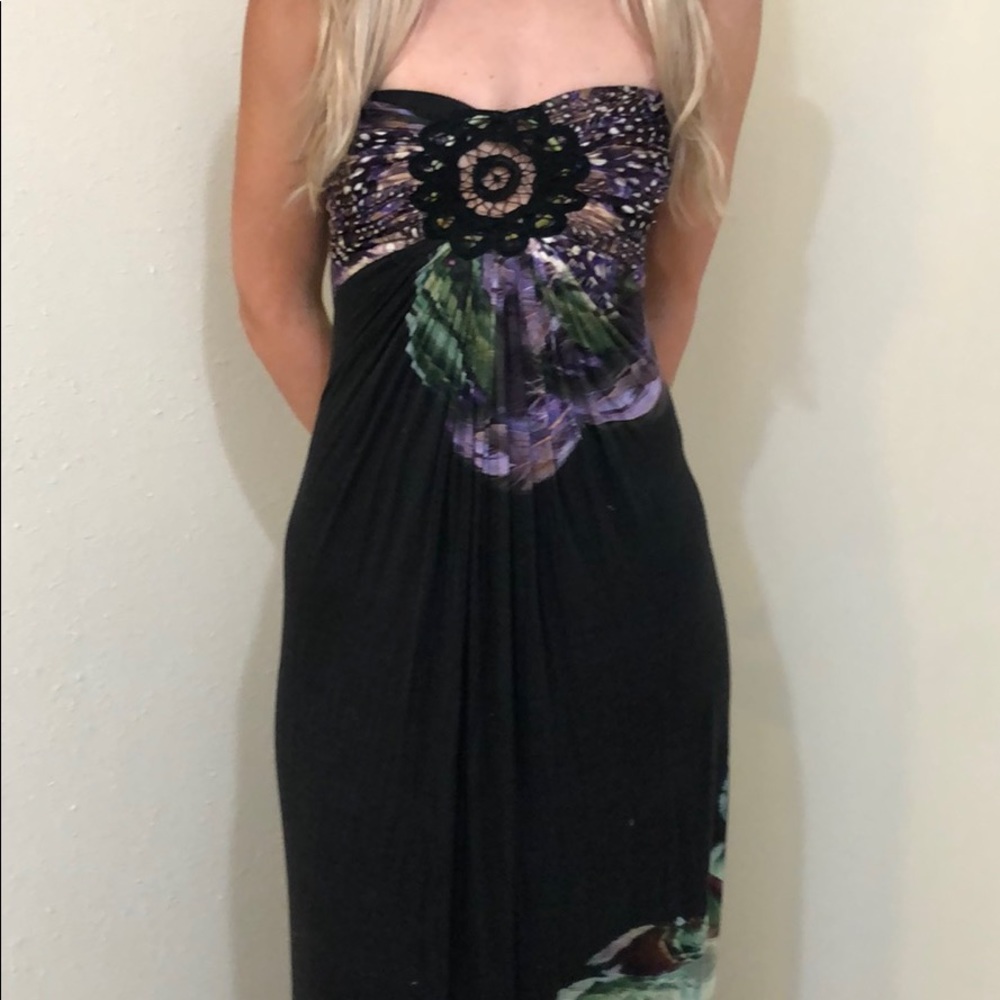 Sky maxi dress